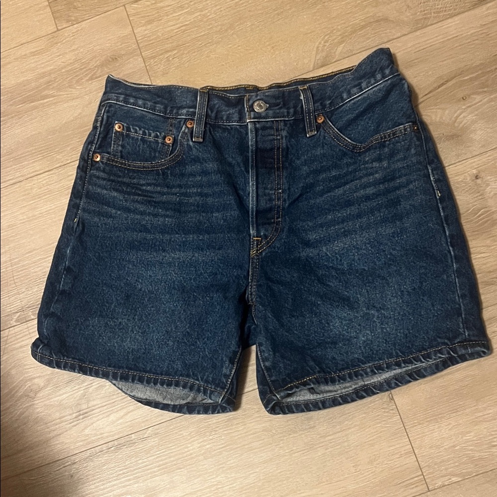 Levi’s Dark Wash Denim Shorts